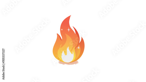 campfire flames - fire sparks