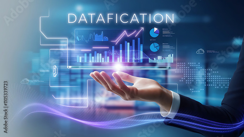 Datafication: The Future of Digital Insights, advanced business analytics, big data innovation, AI-driven insights.