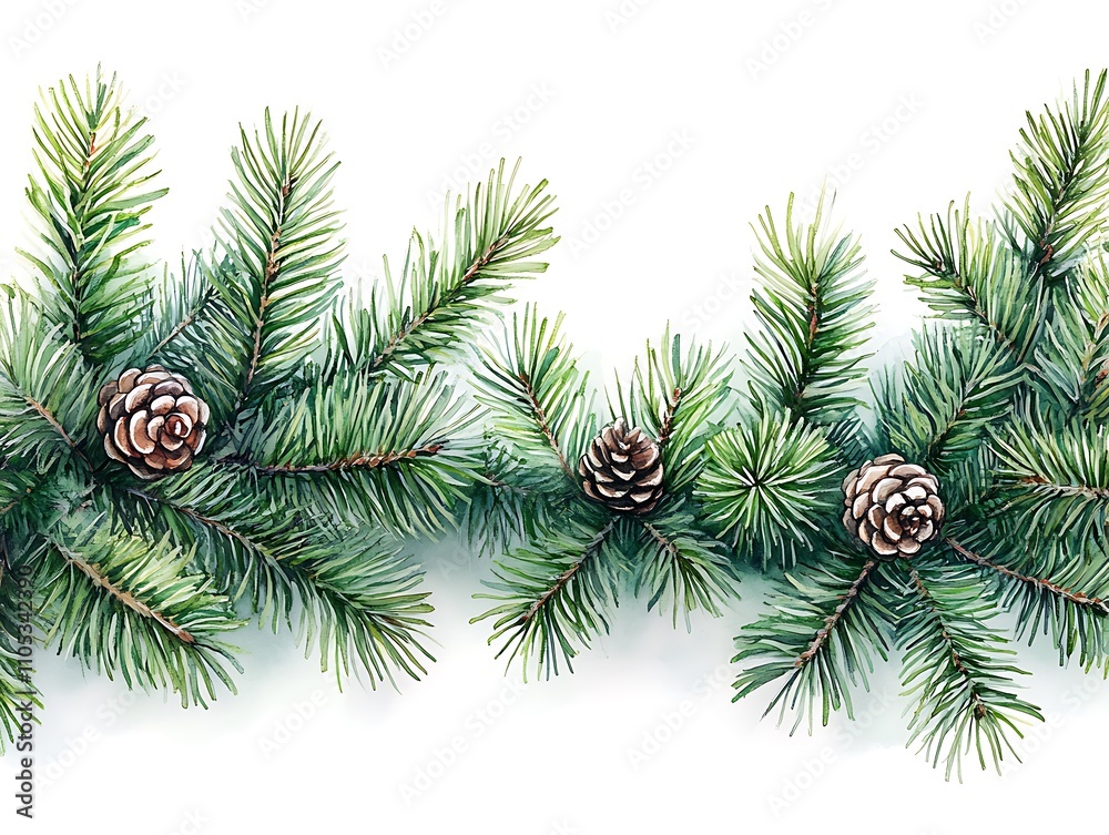 pine tree branch with pine cones
pine tree branch with pine cones