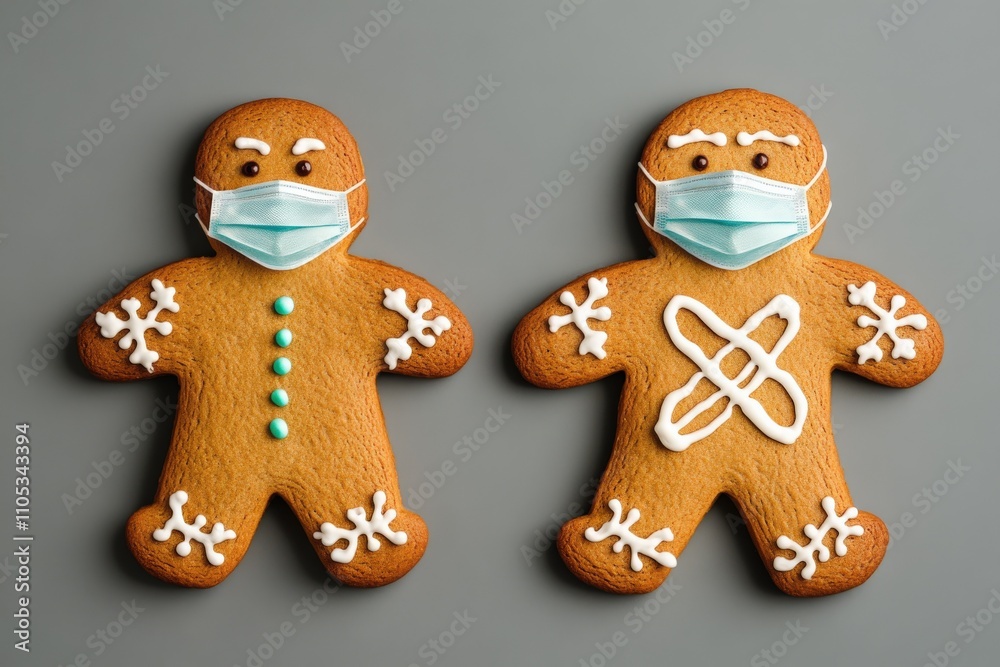 Considerate: Gingerbread Man Masks - Be Responsible and Protect Your Loved Ones Considerate: Gingerbread Man Masks - Be Responsible and Protect Your Loved Ones