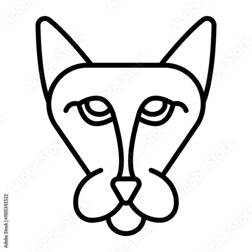 Hairless Cat line icon