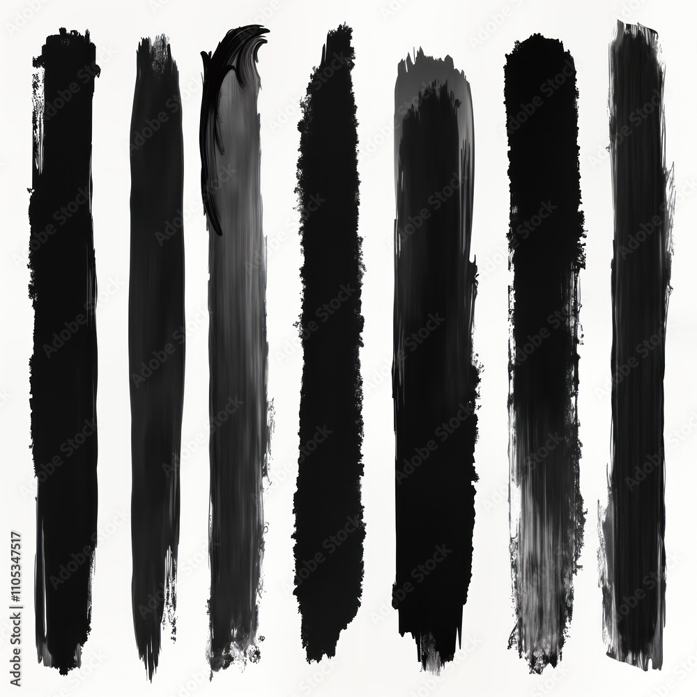 Abstract black ink brush strokes on white background. Creative design element. Versatile art supply. Stylish graphic design illustration. Suitable for digital art projects. Modern design. Abstract Abstract black ink brush strokes on white background. Creative design element. Versatile art supply. Stylish graphic design illustration. Suitable for digital art projects. Modern design. Abstract