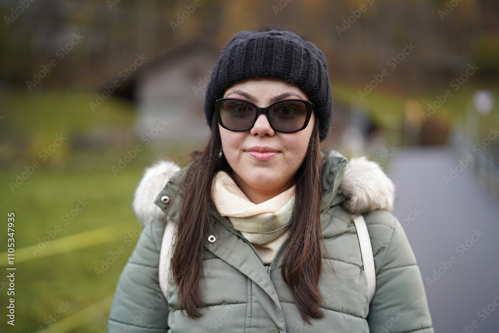 Portrait of a woman outdoor Portrait of a woman outdoor