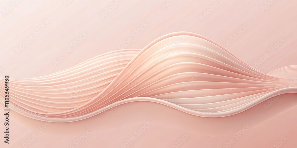 Abstract Pink and Peach Wave Background for Design Abstract Pink and Peach Wave Background for Design
