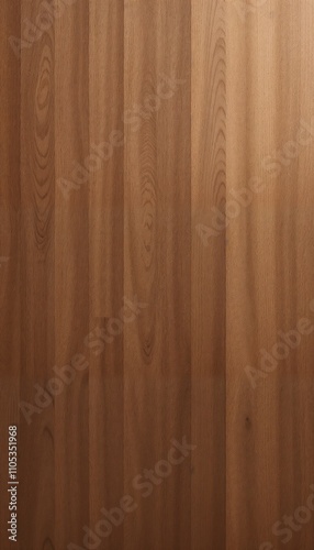 Smooth wooden surface with natural grain pattern