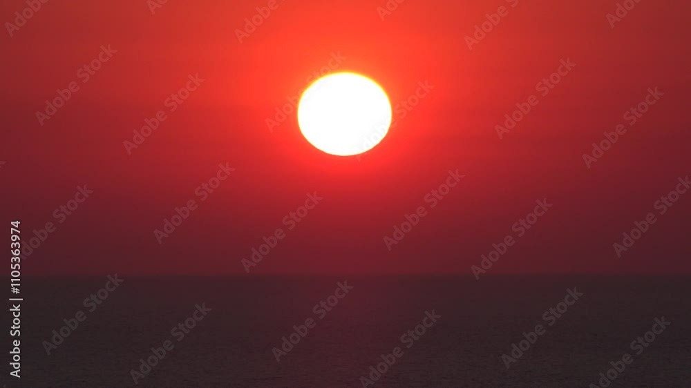 Sunset on Beach, Sea Waves, Sunrise on Seashore, Ocean Sundown, Summer View Landscape Sunset on Beach, Sea Waves, Sunrise on Seashore, Ocean Sundown, Summer View Landscape
