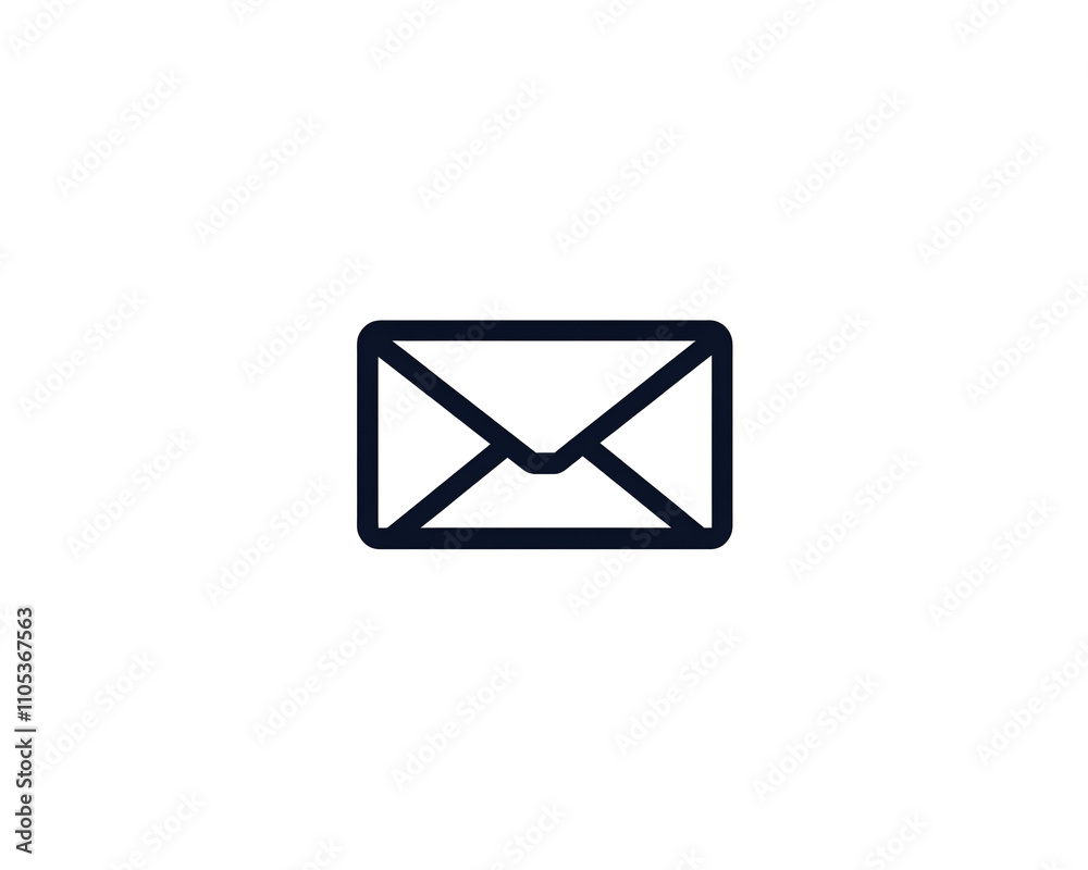 a black envelope with a white background a black envelope with a white background