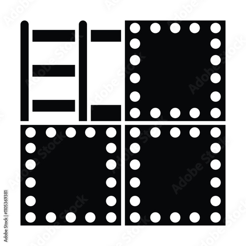 Drywall icon vector on white background