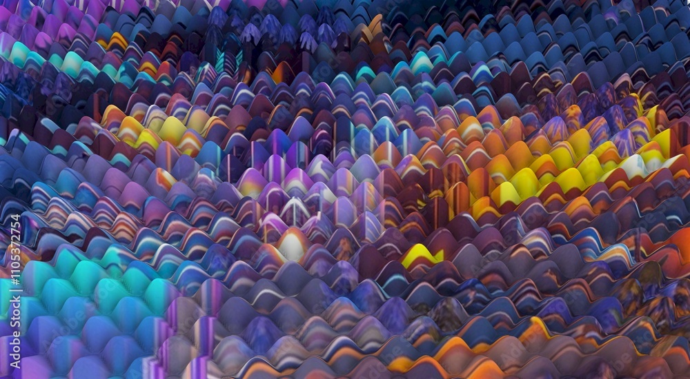 Obraz premium 3d illustration background abstract colorful glass very beautiful concept idea