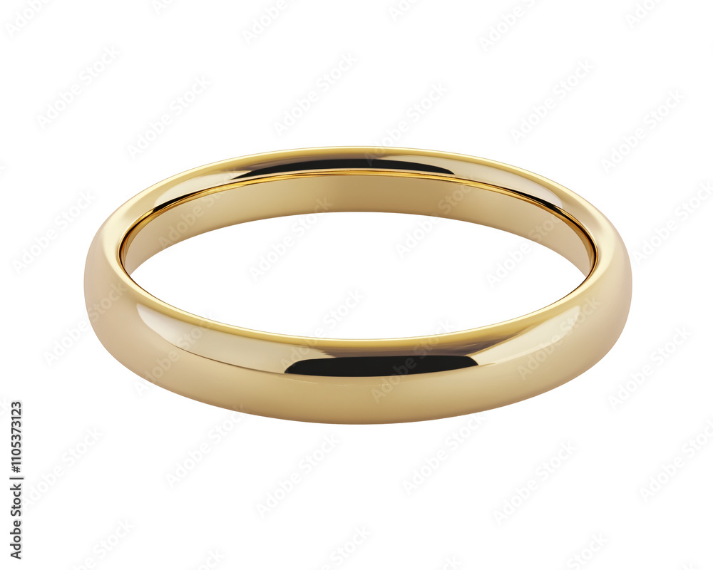 a gold ring on a white background a gold ring on a white background