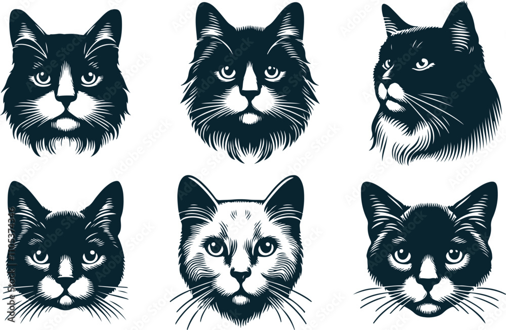 Simple Cat Head Drawing Simple Cat Head Drawing