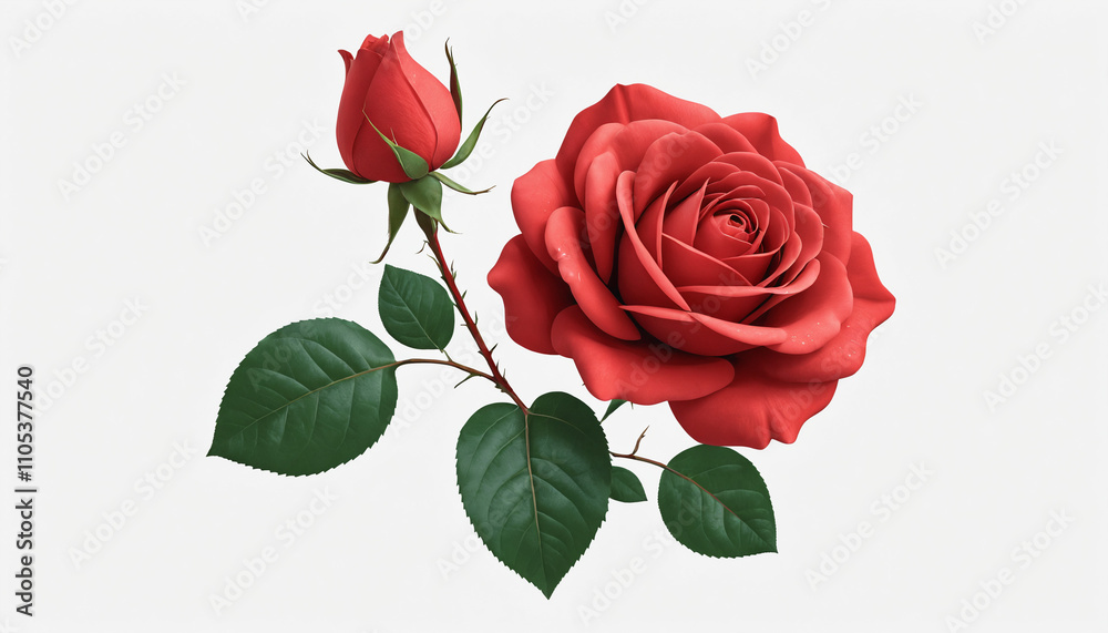 Stunning red rose cluster with fresh green leaves, symbolizing love, beauty, and vibrant floral art. Stunning red rose cluster with fresh green leaves, symbolizing love, beauty, and vibrant floral art.