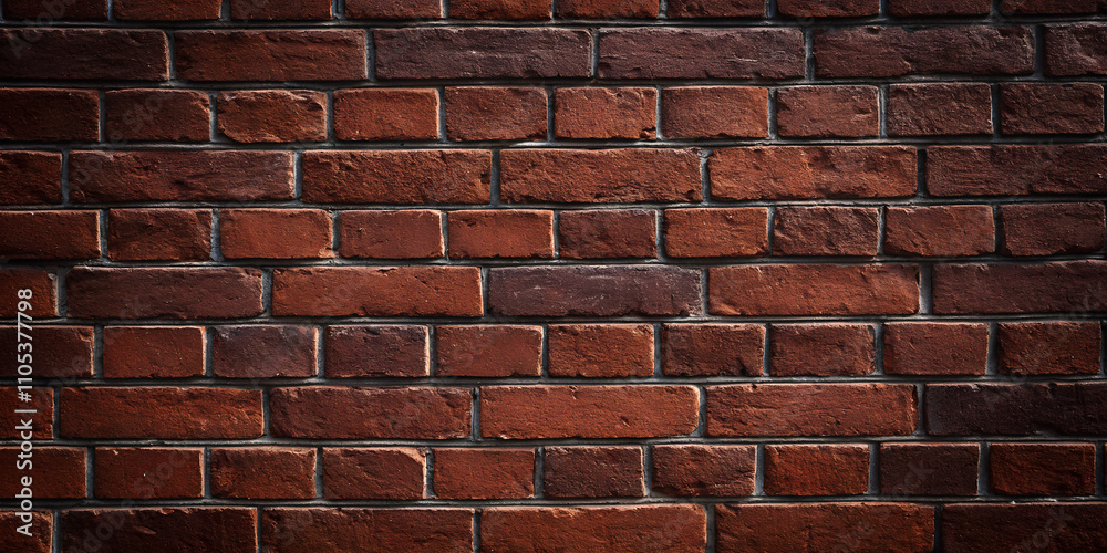 Obraz premium dark red and black old grunge bricks wall texture background