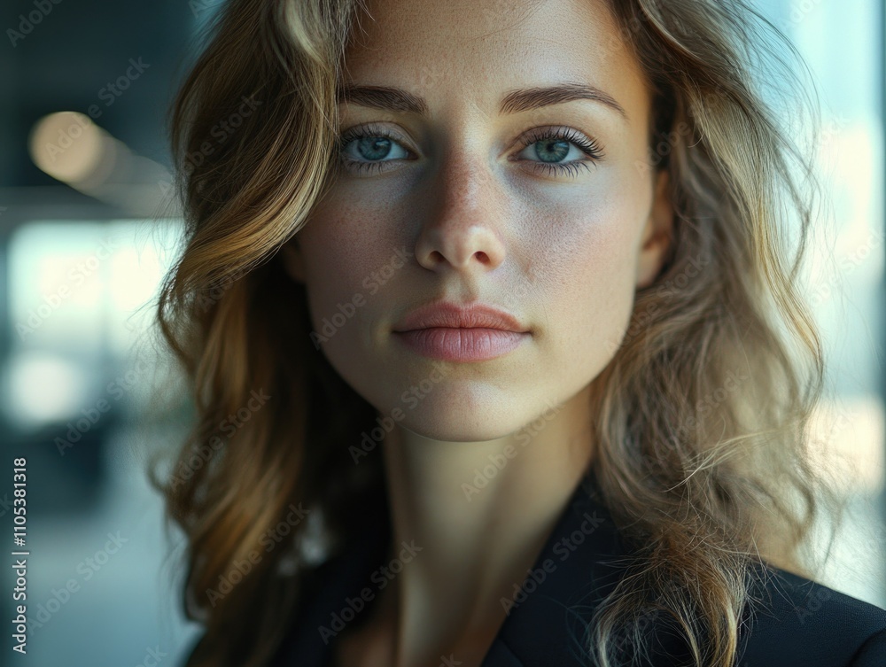 Elegant Portrait of a Woman in Business Attire Elegant Portrait of a Woman in Business Attire