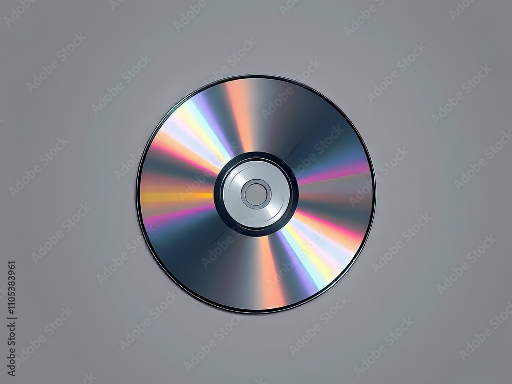 Compact disc, seen from above. Compact disc, seen from above.