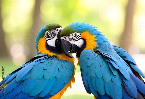 blue and yellow macaw
