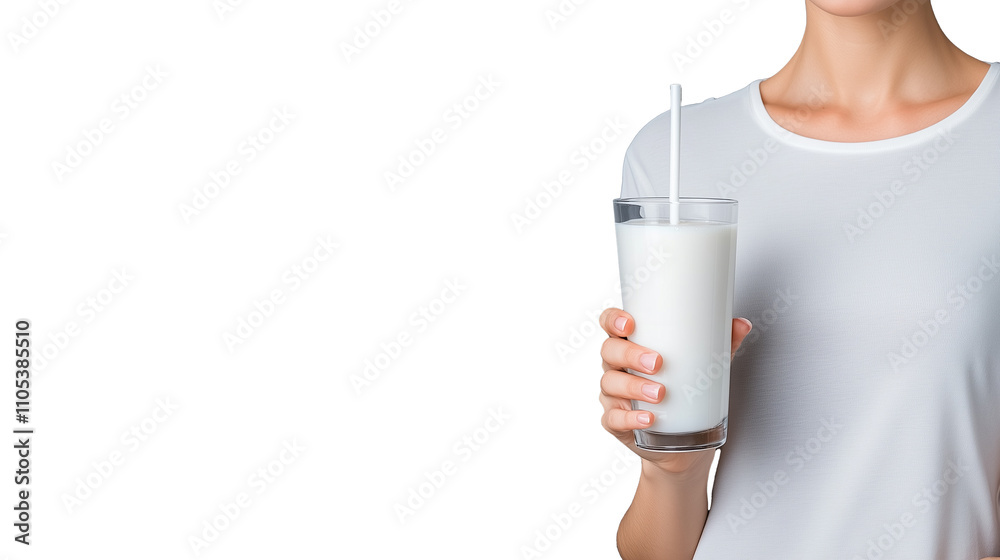 Refreshing milkshake drink held by a person on transparent background Refreshing milkshake drink held by a person on transparent background