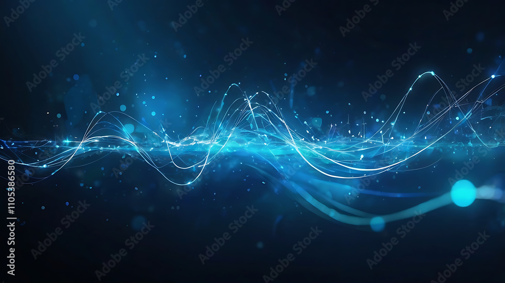 Abstract blue background, technology background, neon light artwork, glowing lines design. Abstract blue background, technology background, neon light artwork, glowing lines design.
