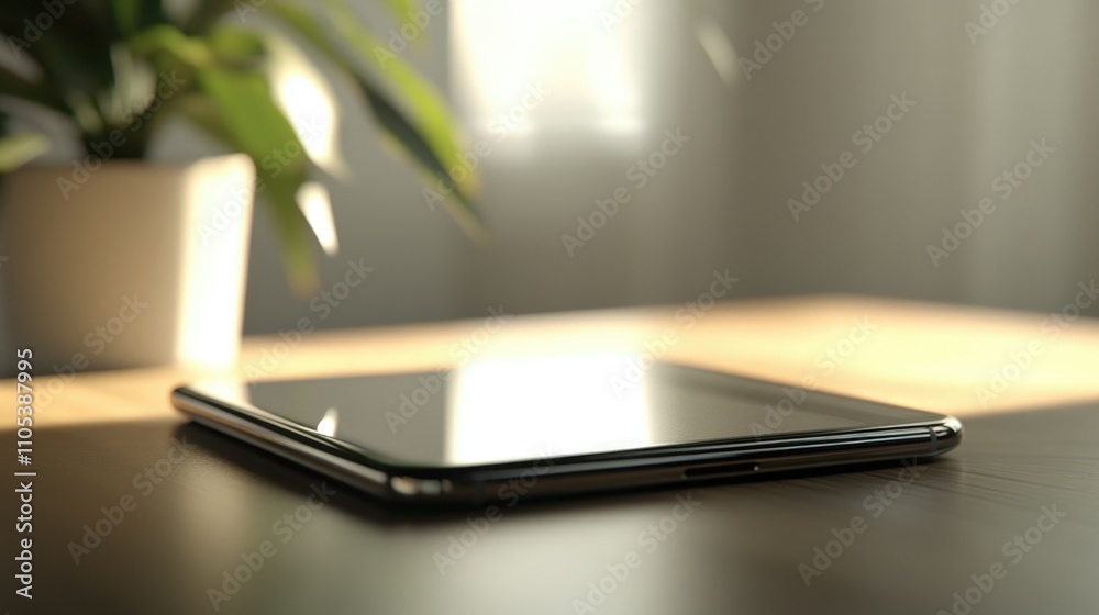 Modern Office Equipment on Glass Table Modern Office Equipment on Glass Table