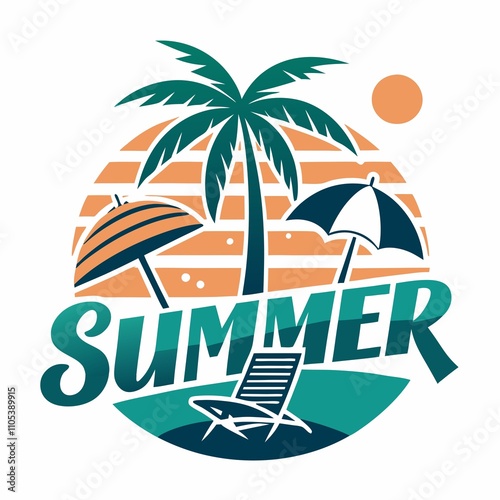 summer vacation illustration