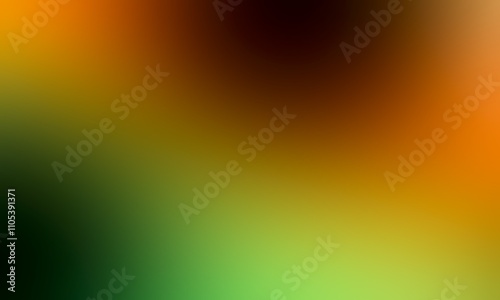 Abstract blurred background image of green, red colors gradient used as an illustration. Designing posters or advertisements.