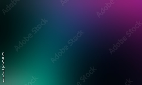 Abstract blurred background image of blue, green, purple colors gradient used as an illustration. Designing posters or advertisements.