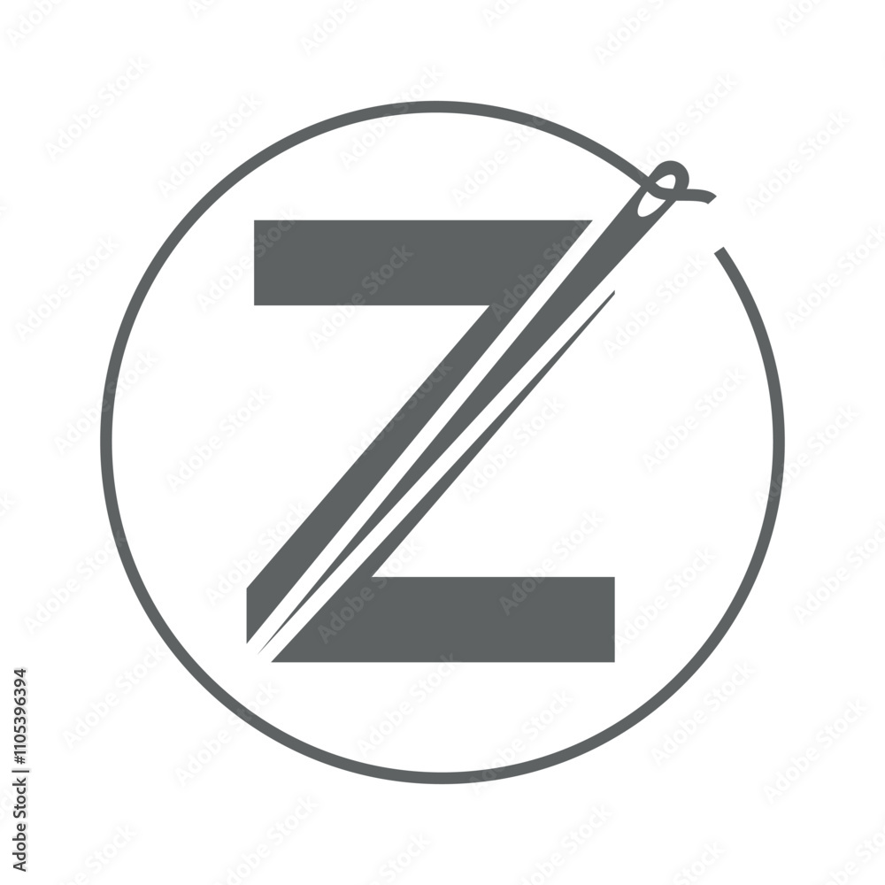 Tailor Logo combine with letter Z vector template Tailor Logo combine with letter Z vector template