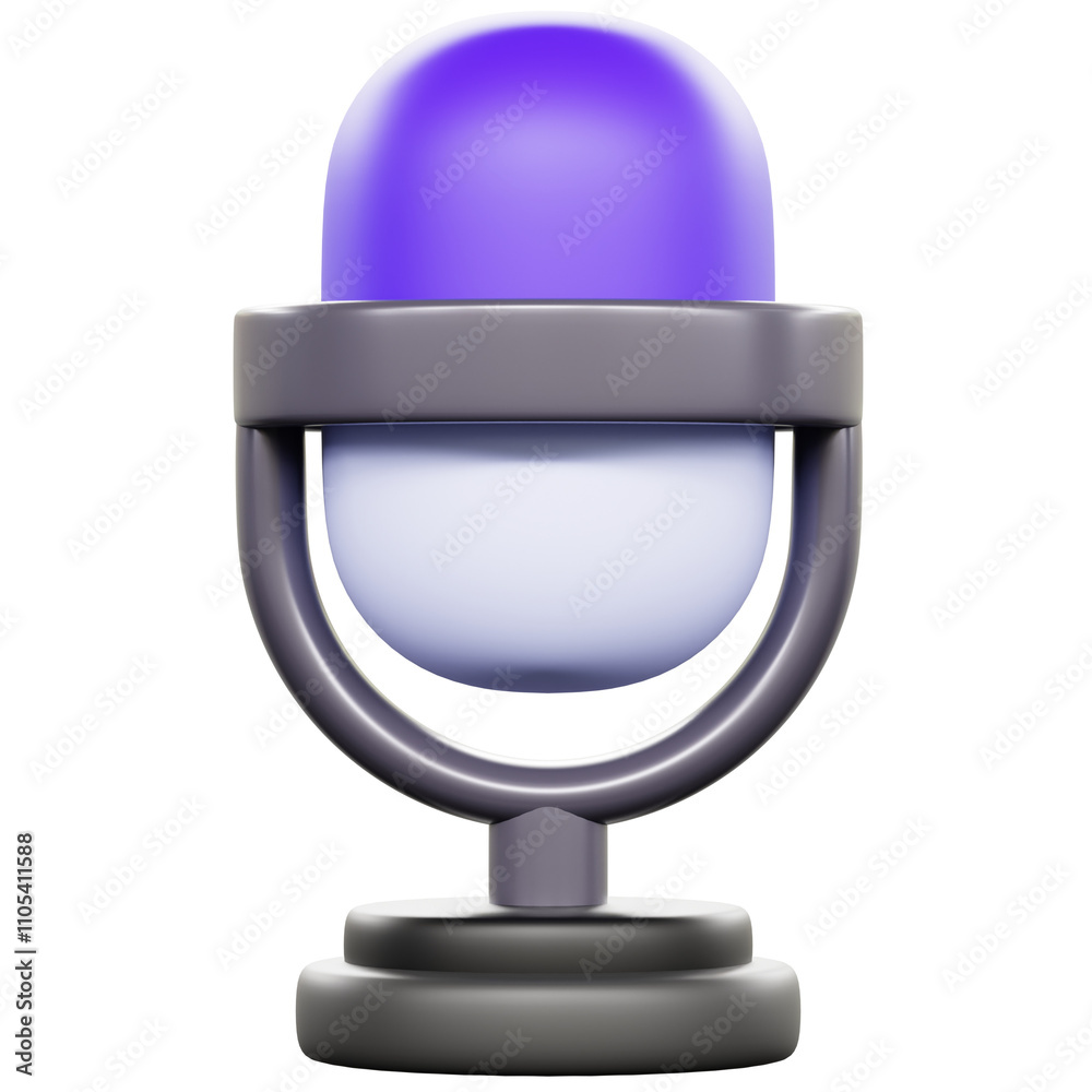 Modern Microphone Icon Modern Microphone Icon