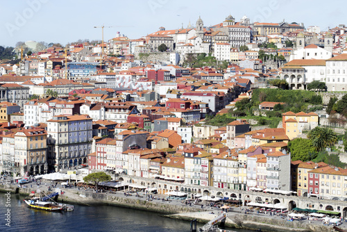 Buildings in downtown Porto in Portugal