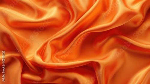 Smooth orange textile background texture