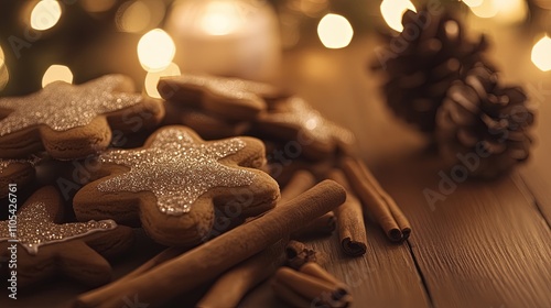 christmas decoration with candle