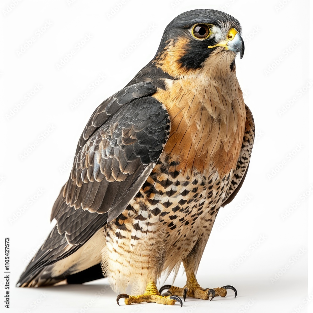 Fototapeta premium Passerines diverse traits colorful plumage adaptability to habitats raptors.