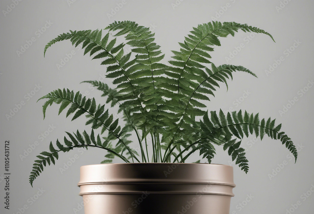 Cut out fern plant in a pot home decoration isolated Cut out fern plant in a pot home decoration isolated
