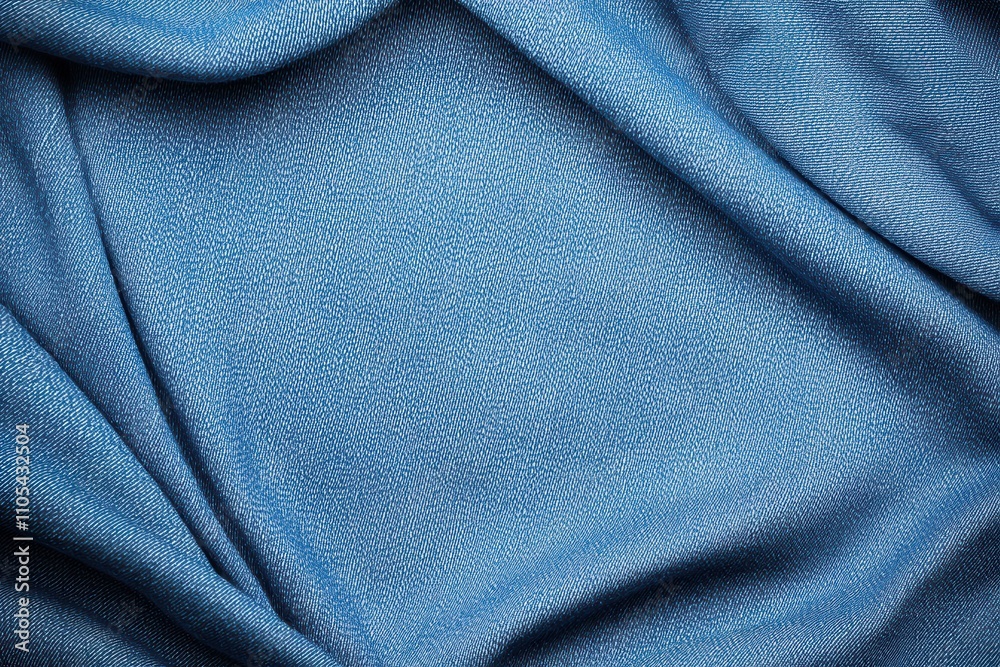 Jeans texture and comfortable concept, A close-up view of textured blue fabric, showcasing intricate patterns and soft draping. Jeans texture and comfortable concept, A close-up view of textured blue fabric, showcasing intricate patterns and soft draping.