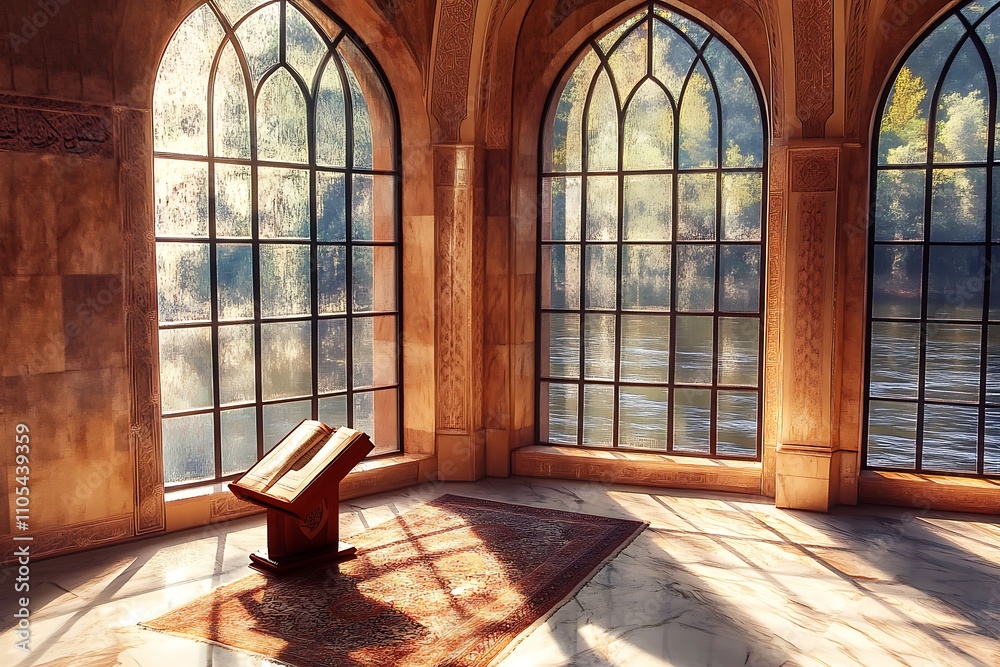 Quran - holy book of Muslims in the mosque
Quran - holy book of Muslims in the mosque