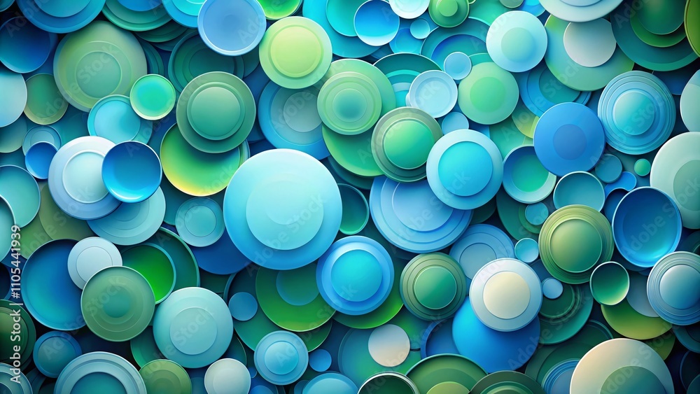 Abstract Layered Background with Overlapping Blue and Green Circles Creating a Beautiful Gradient Effect for Modern Designs and Artistic Projects Abstract Layered Background with Overlapping Blue and Green Circles Creating a Beautiful Gradient Effect for Modern Designs and Artistic Projects