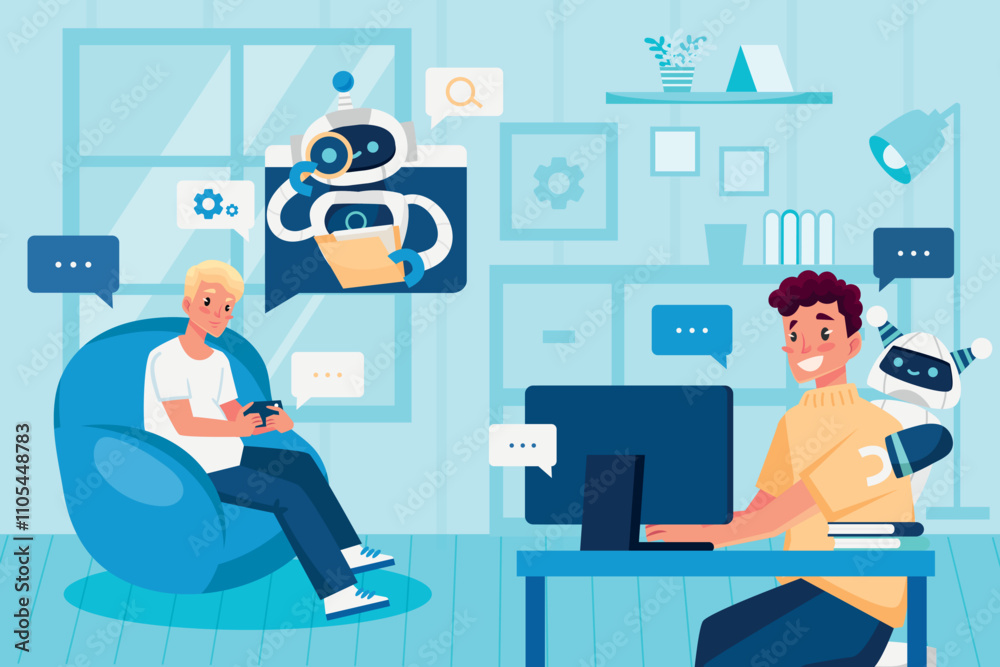 Modern Office Interaction with Robots Modern Office Interaction with Robots