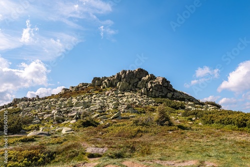 Violik Hill in Krkonose Mountains near the Czech-Polish border.