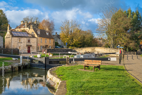 Bradford Wharf in Bradford on Avon in Wiltshire England