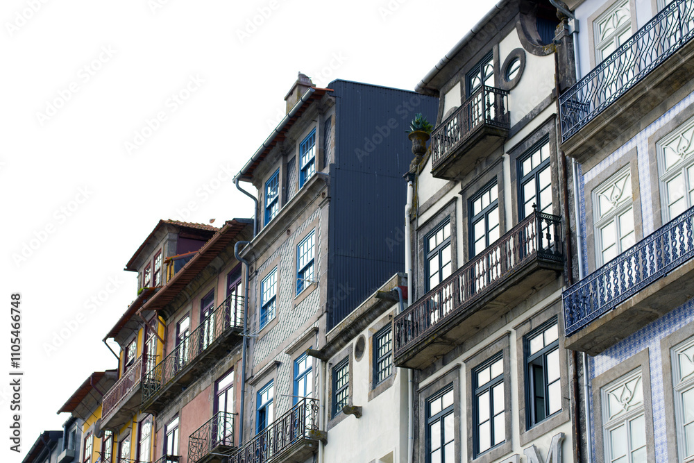 Obraz premium Ribeira, the old town of Porto, Portugal