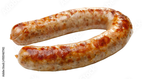 Bratwurst, sausage, isolated