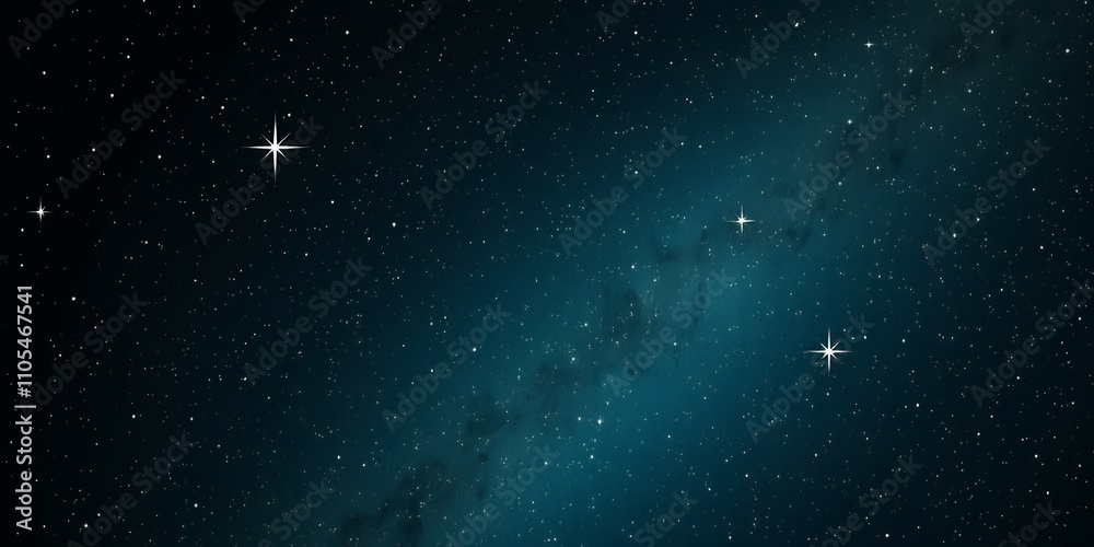 Dark night sky with bright stars Dark night sky with bright stars