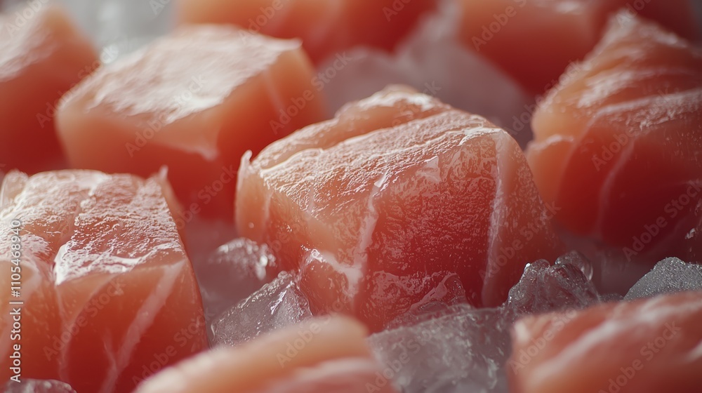 Premium Fresh Tuna Meat on Ice Premium Fresh Tuna Meat on Ice