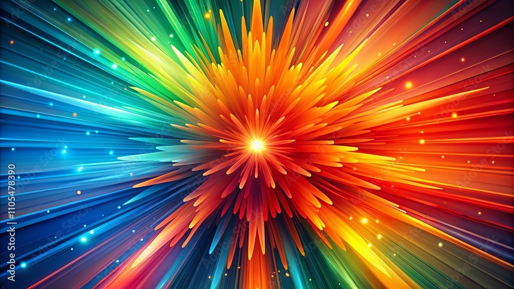 Vibrant Abstract Burst of Color and Light A Dynamic Composition of Radiant Hues Vibrant Abstract Burst of Color and Light A Dynamic Composition of Radiant Hues