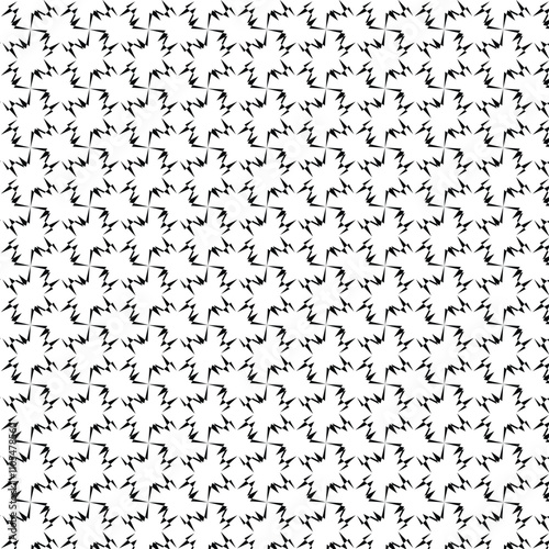 Seamless black and white grid pattern.	
