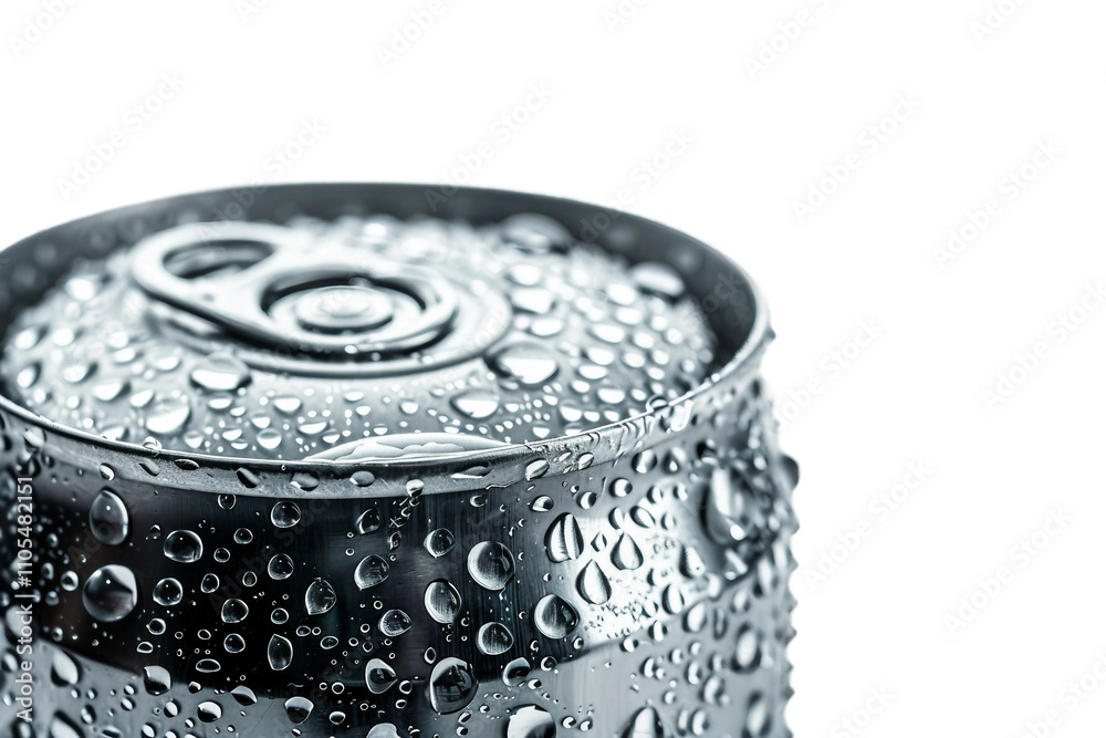 Refreshing Sparkling Water Can: Perfect for Hydration on the Go Isolated on Transparent Background Refreshing Sparkling Water Can: Perfect for Hydration on the Go Isolated on Transparent Background