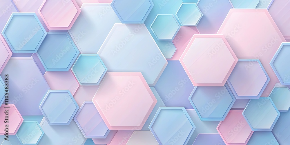 Abstract Pastel Hexagon Pattern Background A Soft, Elegant Design for Modern Presentations Abstract Pastel Hexagon Pattern Background A Soft, Elegant Design for Modern Presentations