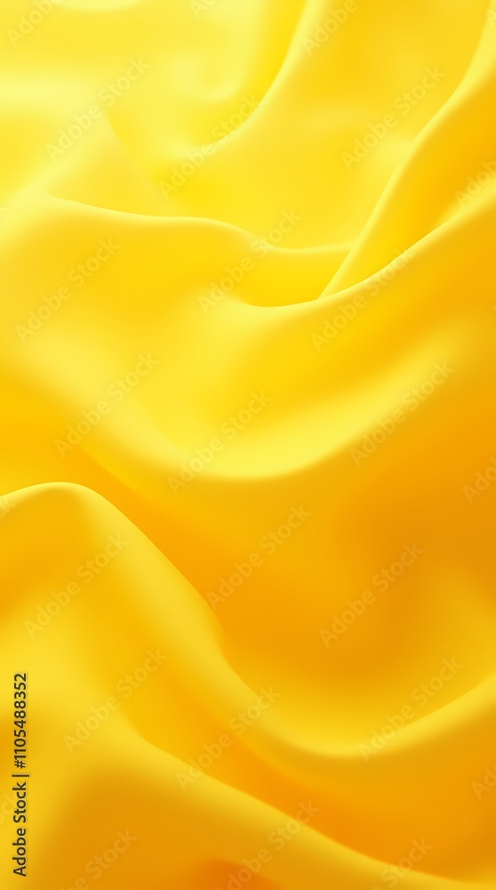 Abstract background made of translucent yellow silk fabric Abstract background made of translucent yellow silk fabric