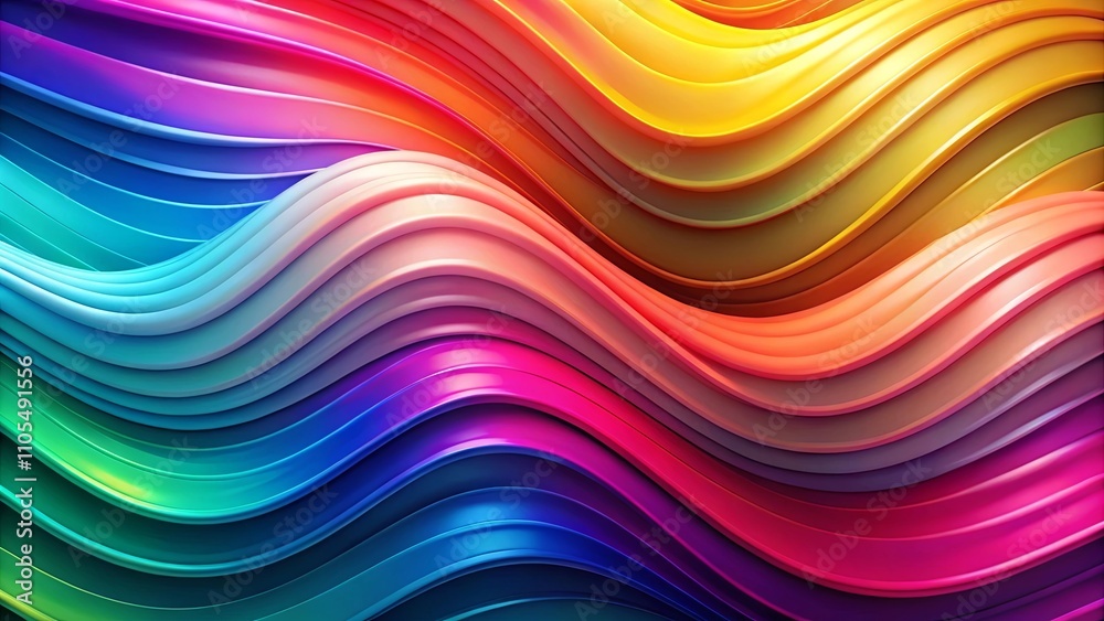 Abstract Colorful Wave Background Design with Vibrant Hues and Smooth Curves Abstract Colorful Wave Background Design with Vibrant Hues and Smooth Curves