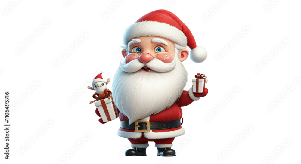 Obraz premium santa claus isolated
